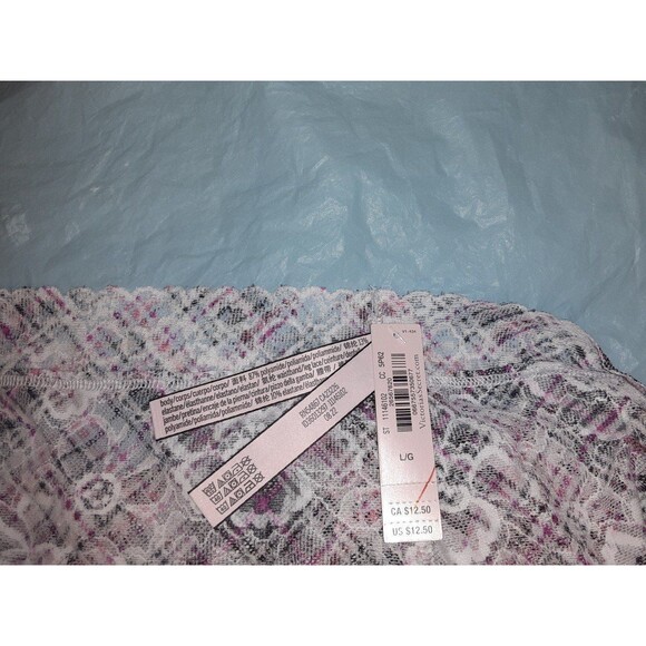 Victoria's Secret Large Multicolor Plaid Print Cheeky Hipster NWT - Picture 3 of 5